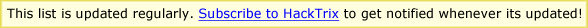 Subscribe to HackTrix
