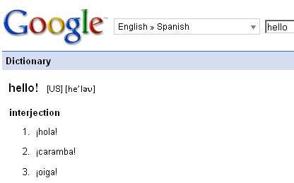 use-google-dictionary-to-translate-from-one-language-to-another