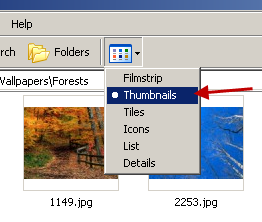 set-thumbnails-as-default-view-in-windows