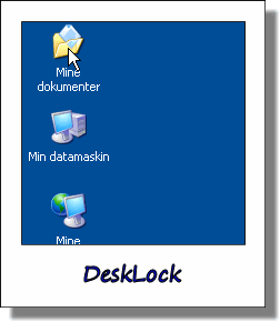 Use DeskLock To Lock Your Desktop Icons