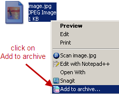 password protect an image file