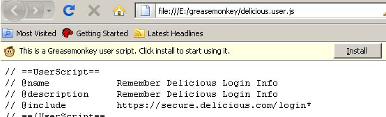 greasemonkey pop up in firefox