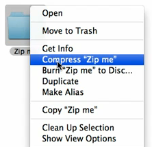 Create Zip Files In Mac Os X