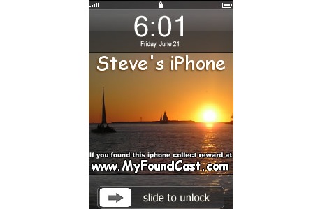 myfoundcast to trace lost iphone