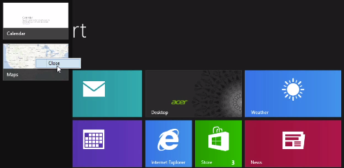 close windows 8 apps programs