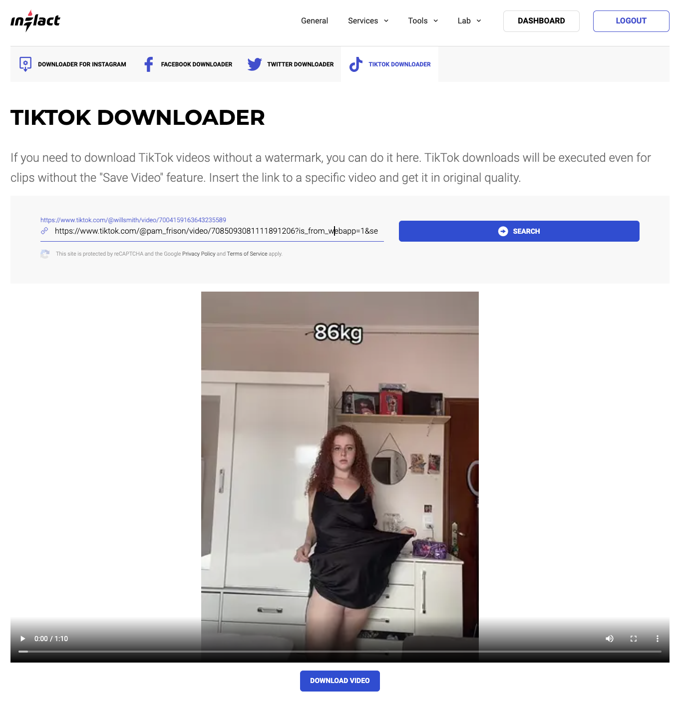 TikTok downloader - Download TikTok video without watermark online
